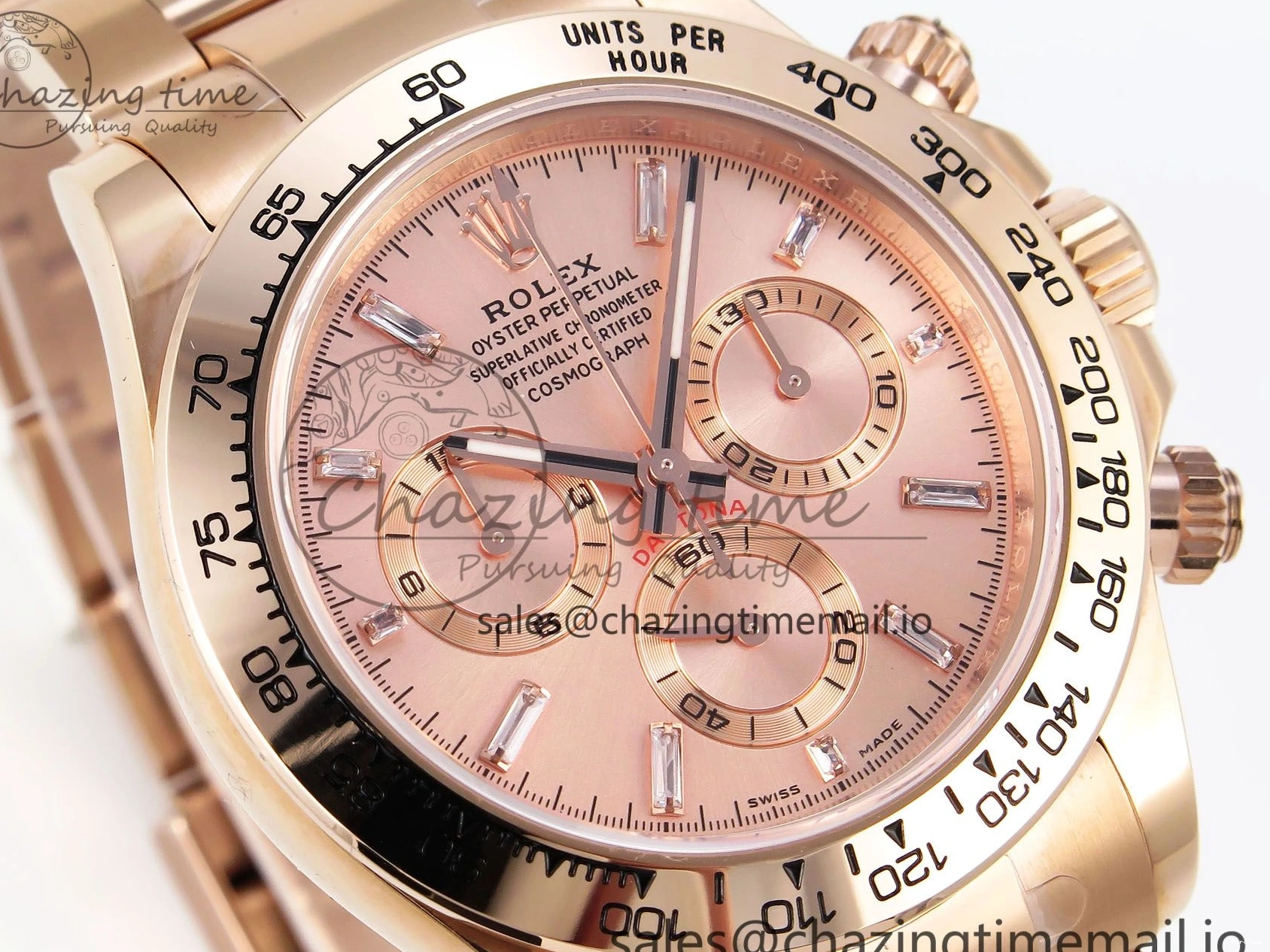 MiroTime 0402 Bold Daytona 116505 KING 1:1 Best Edition RG Crystal Dial on RG Bracelet SH 1938